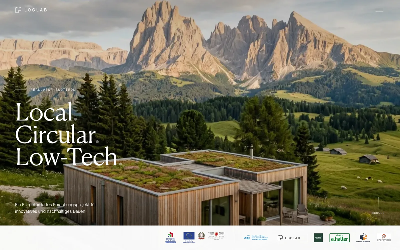 LocLab und RenewLab: LocLab: Startseite auf Deutsch