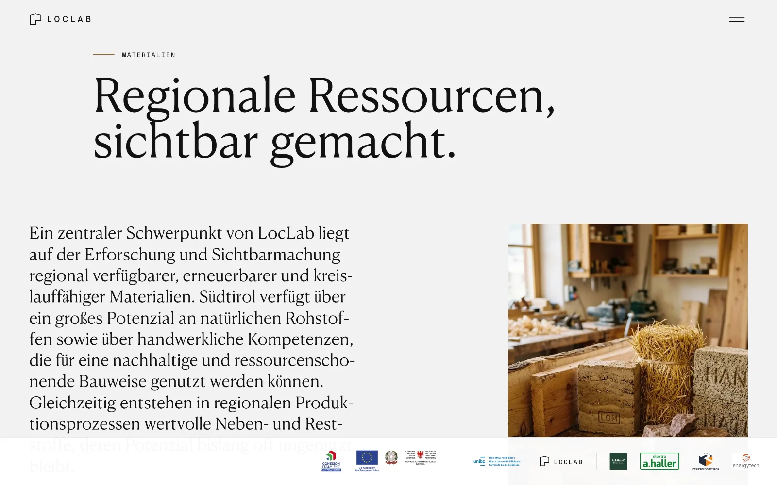 LocLab und RenewLab: LocLab: Materialien